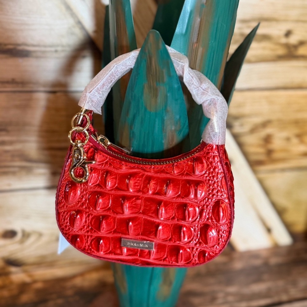 Brahmin Lollie Embrace Red NWT price sale firm